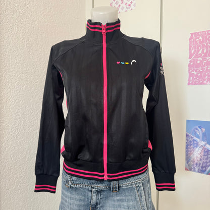 Black& Pink Track Jacket (XS)