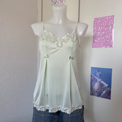 Green coquette top (S)