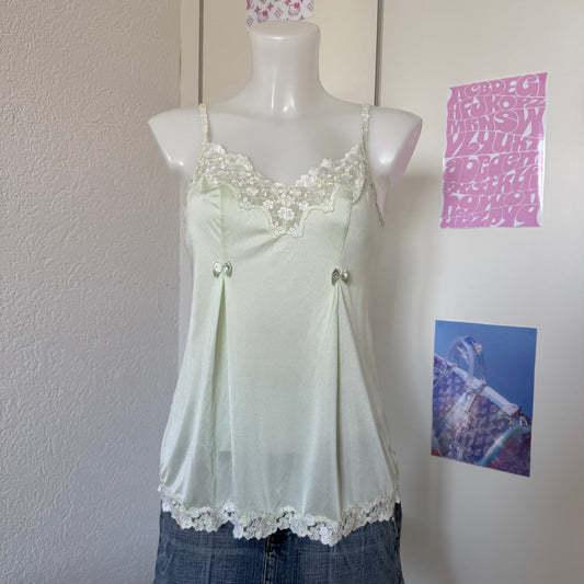Green coquette top (S)