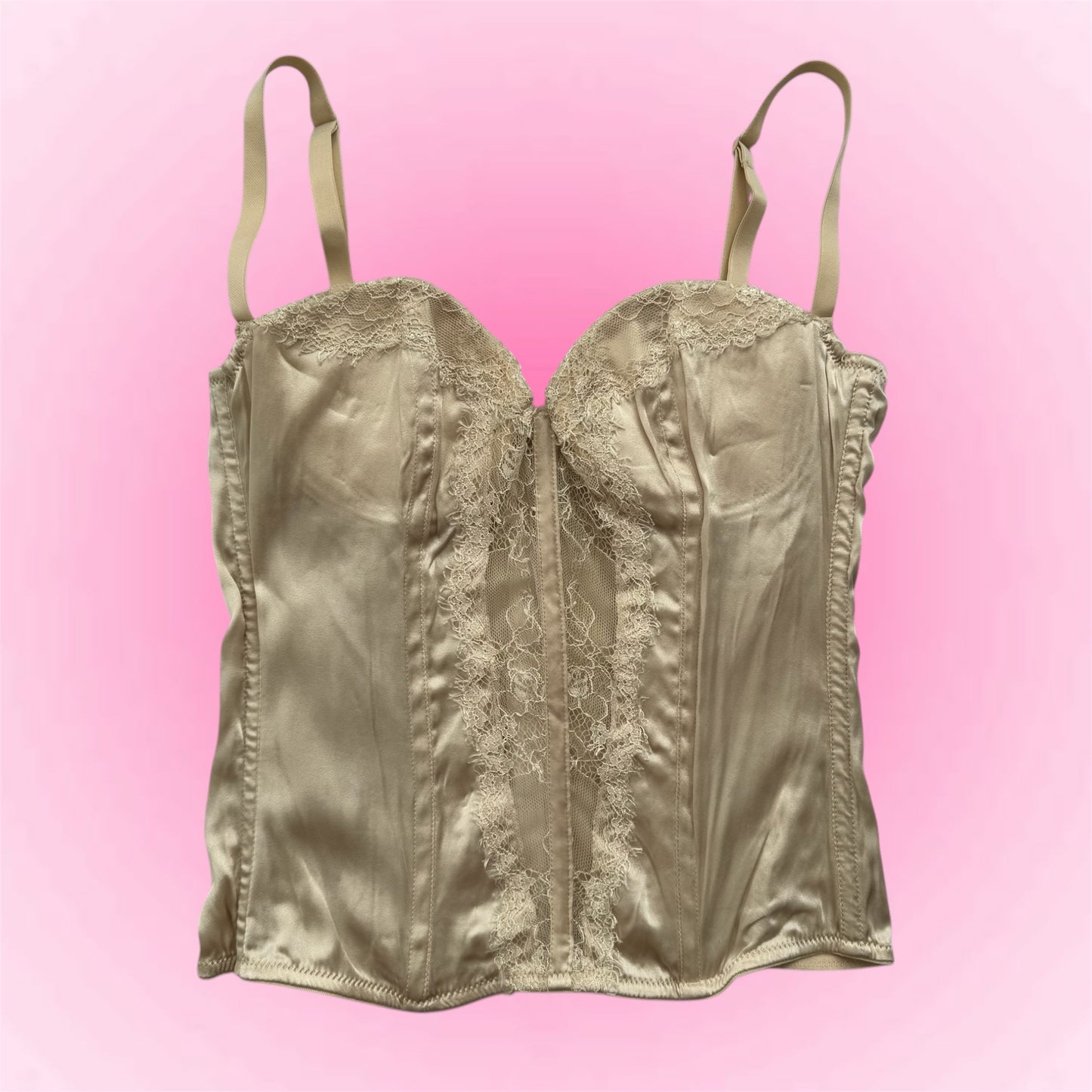 Beautiful corset top (75B) deadstock, new with tags