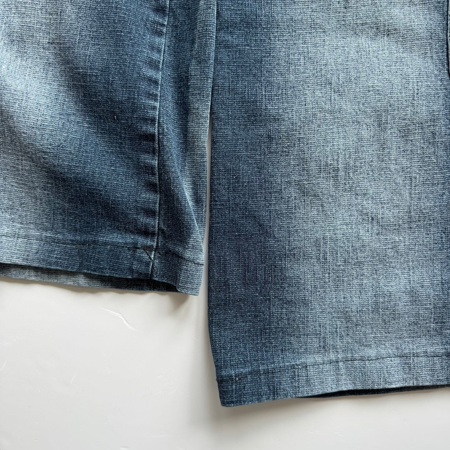 Y2K Wide Leg Cargo Jeans (S)