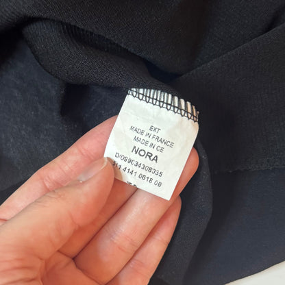 Black Sheer Graphic Longsleeve (M)