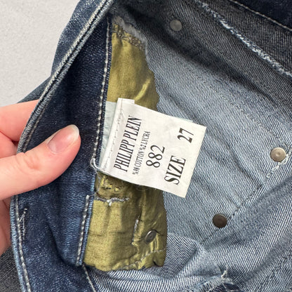 Grunge straight leg jeans (27)