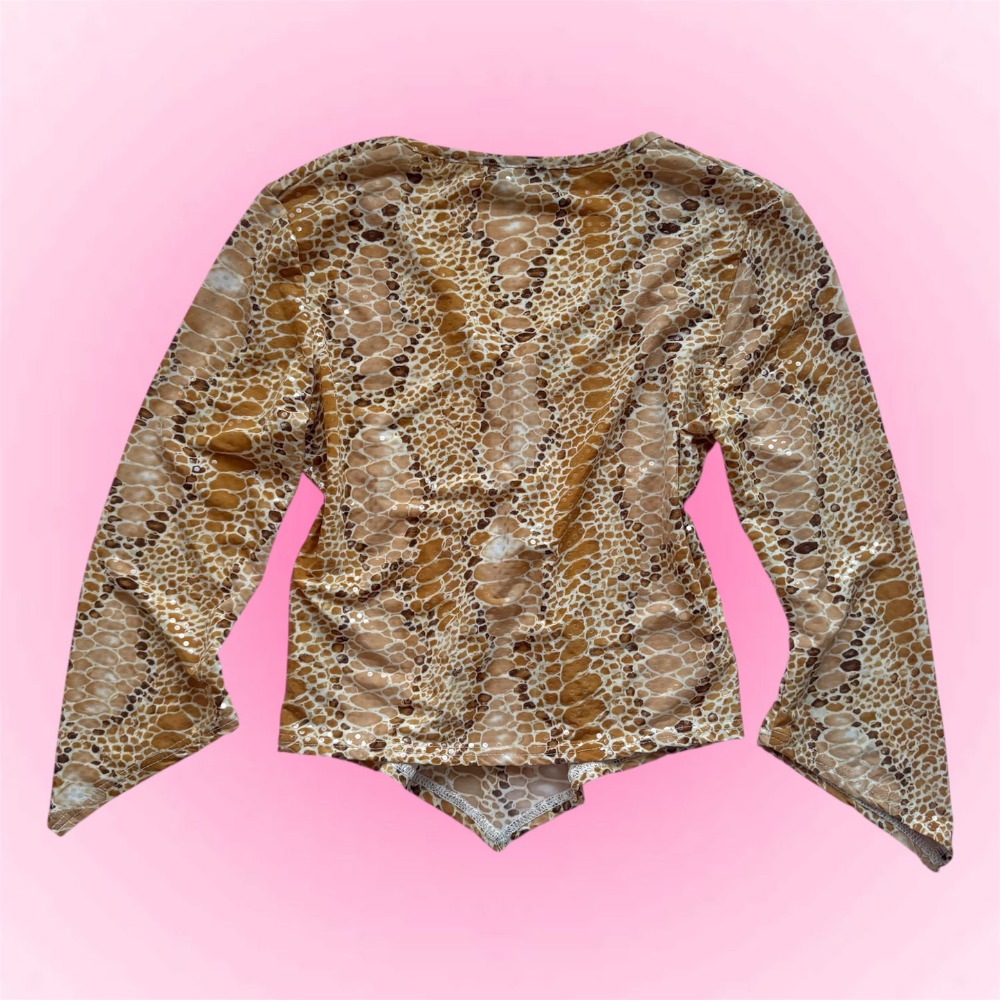 Snakeskin Print Longsleeve (S)