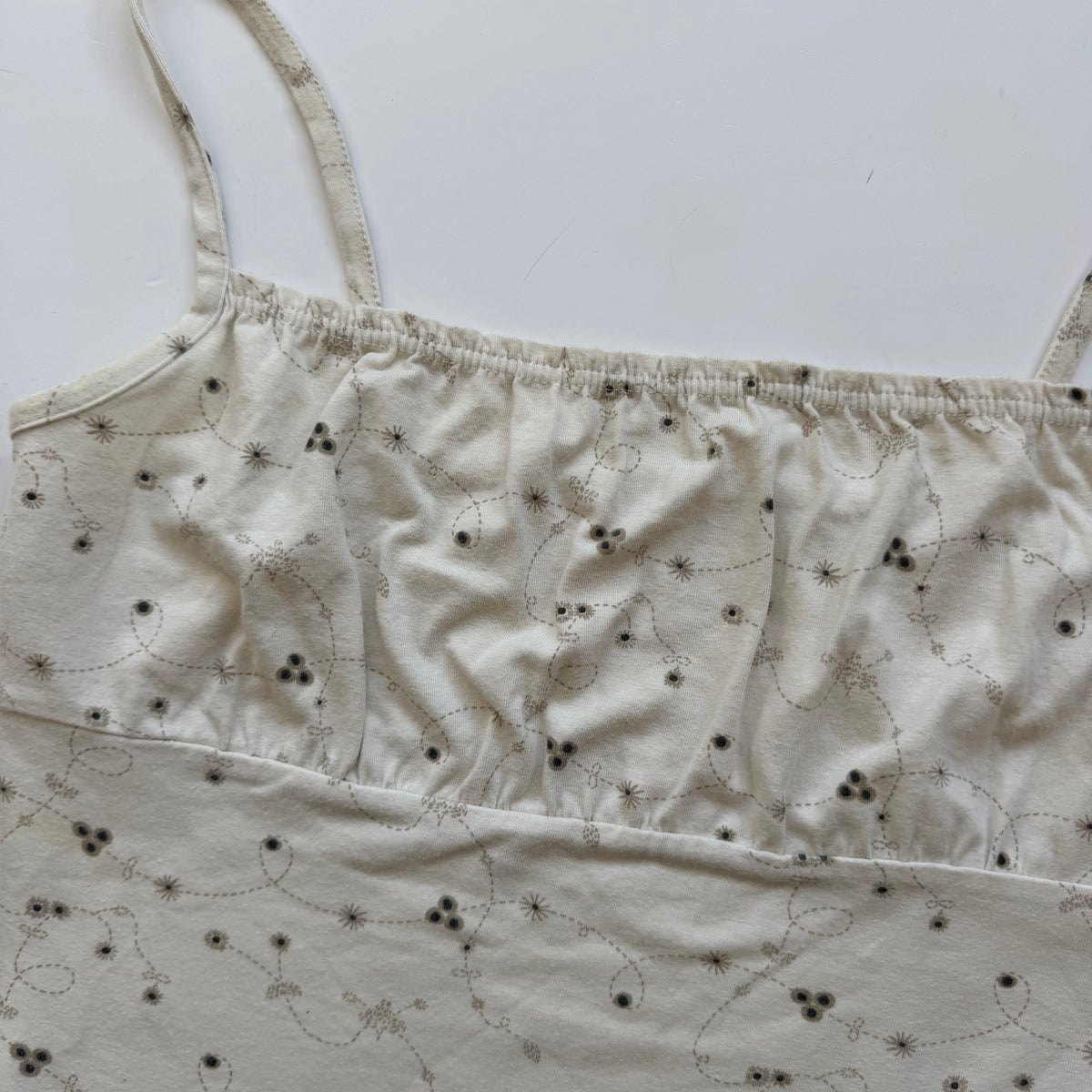 Cream Y2K Cami Top (S)