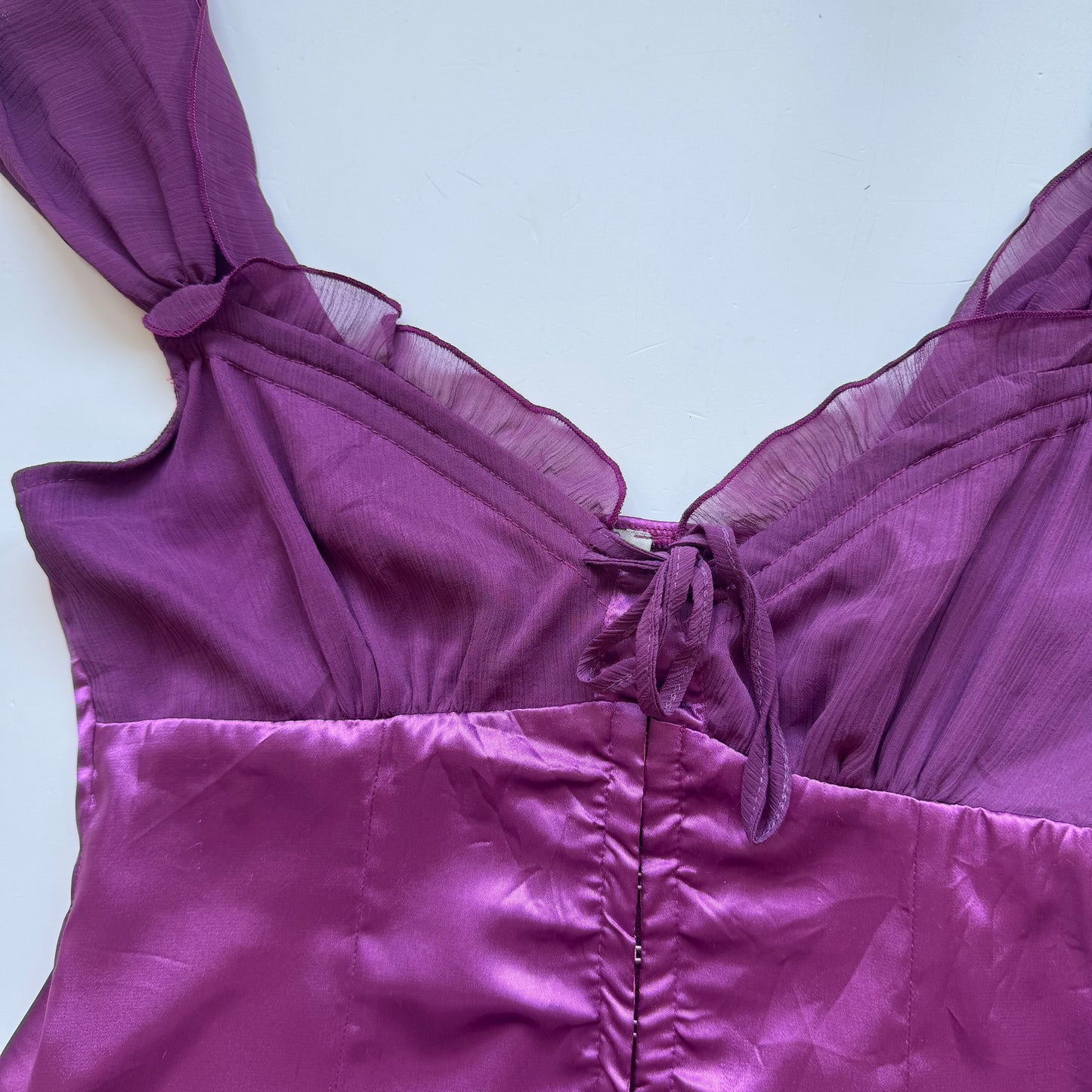 Purple Corset Babydoll Shirt (S)