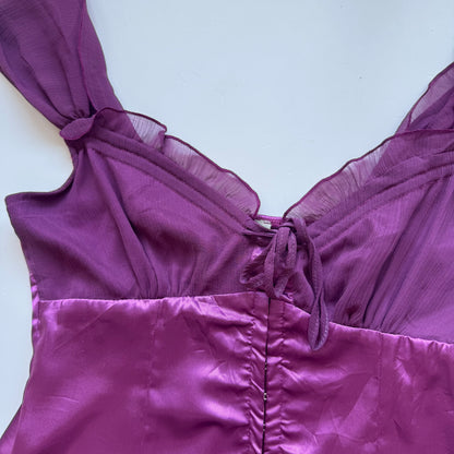 Purple Corset Babydoll Shirt (S)