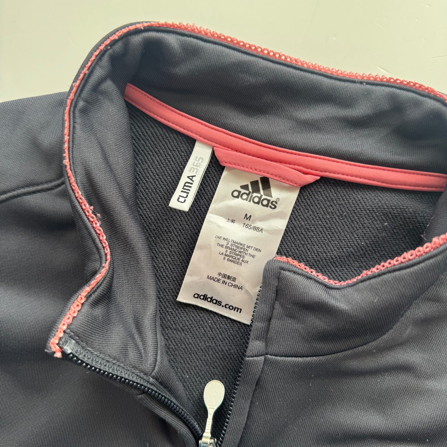 Grey Adidas Zipper (M)