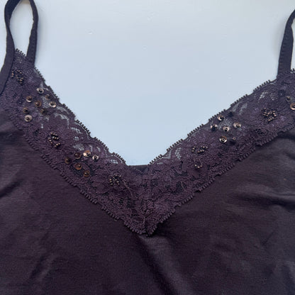 Vintage Fairy Lace Trim Cami Top (XS/S)