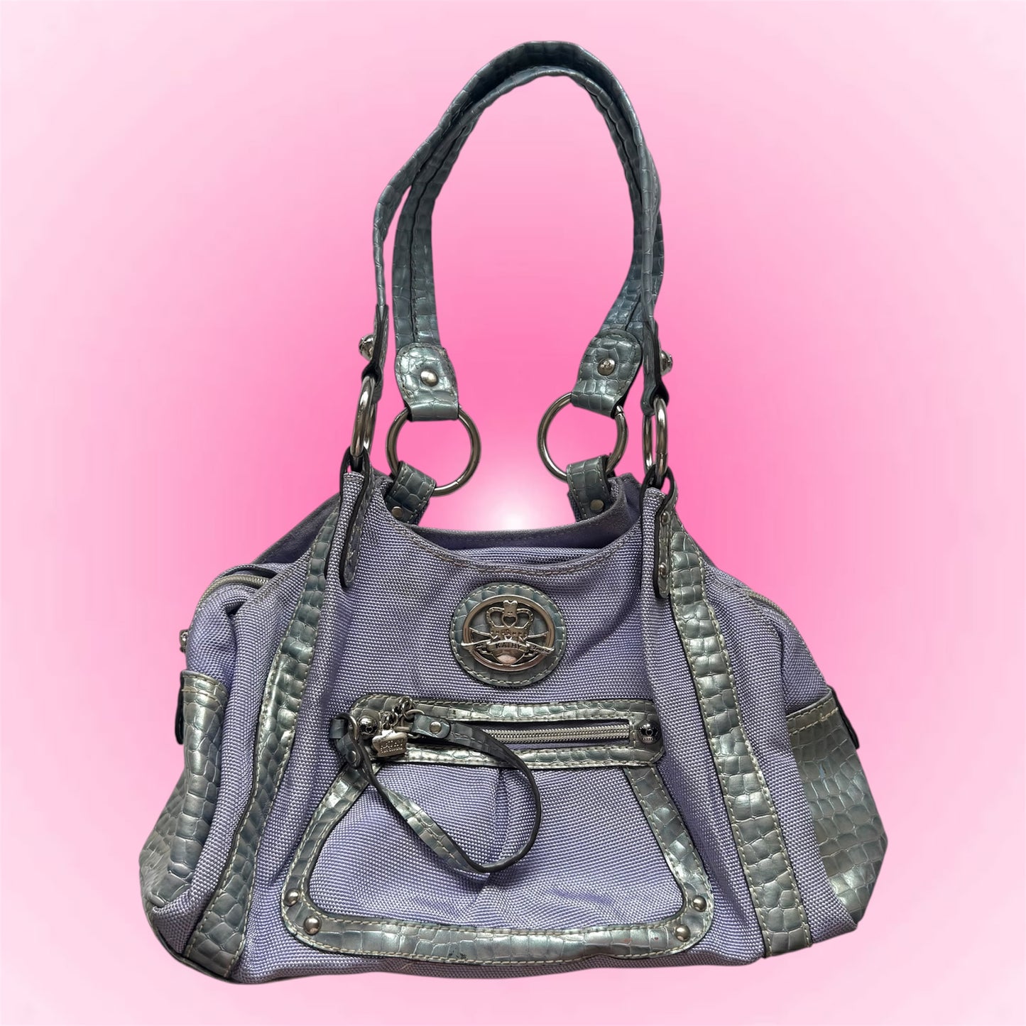 Purple Y2k Shoulder Bag Kathy Van Zeeland