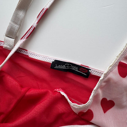 Y2k mesh heart top (S)