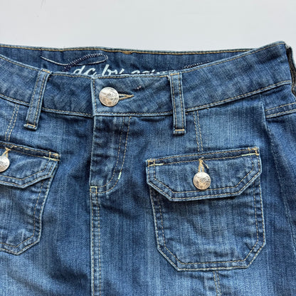 Vintage Denim Mini Skirt (S)
