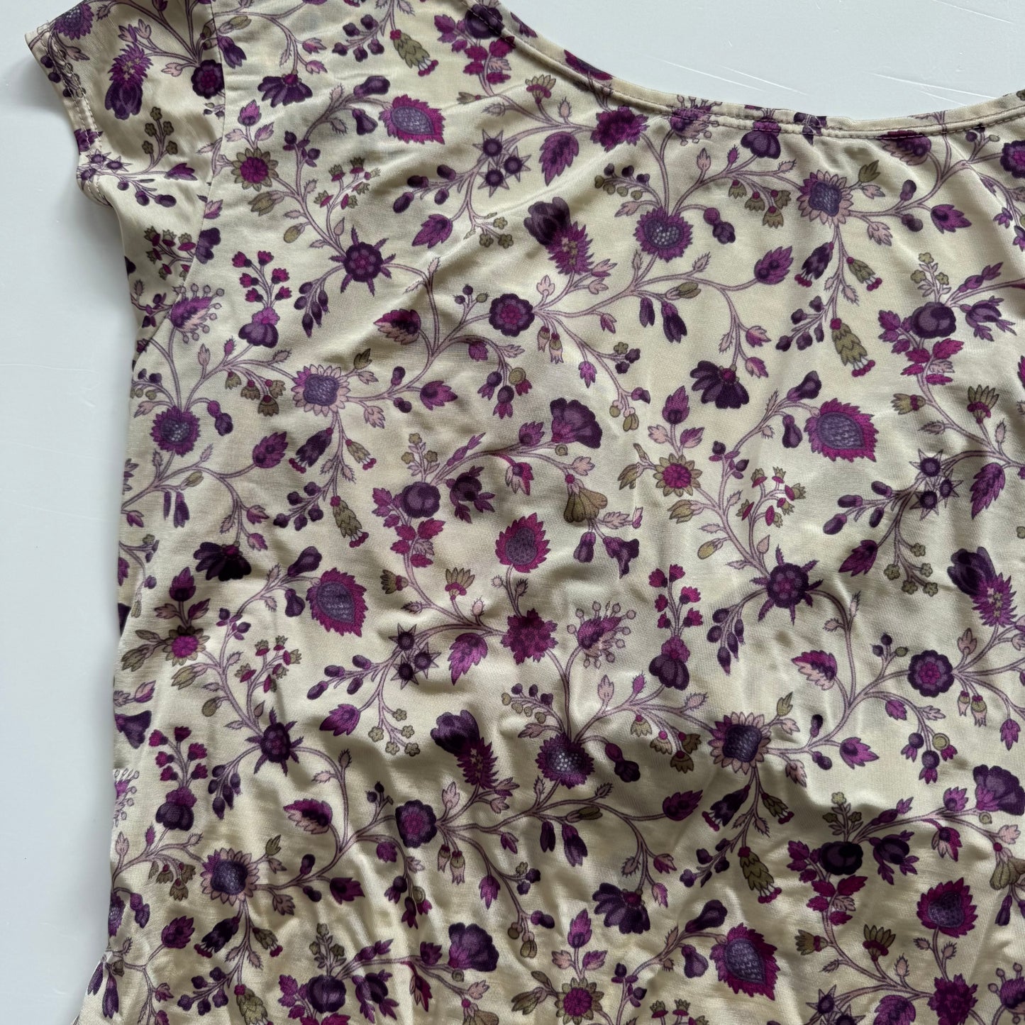 Purple Floral Tshirt (M)