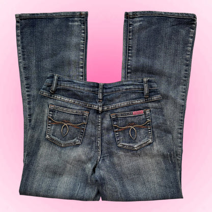 Vintage Flared Y2k Jeans (XS)