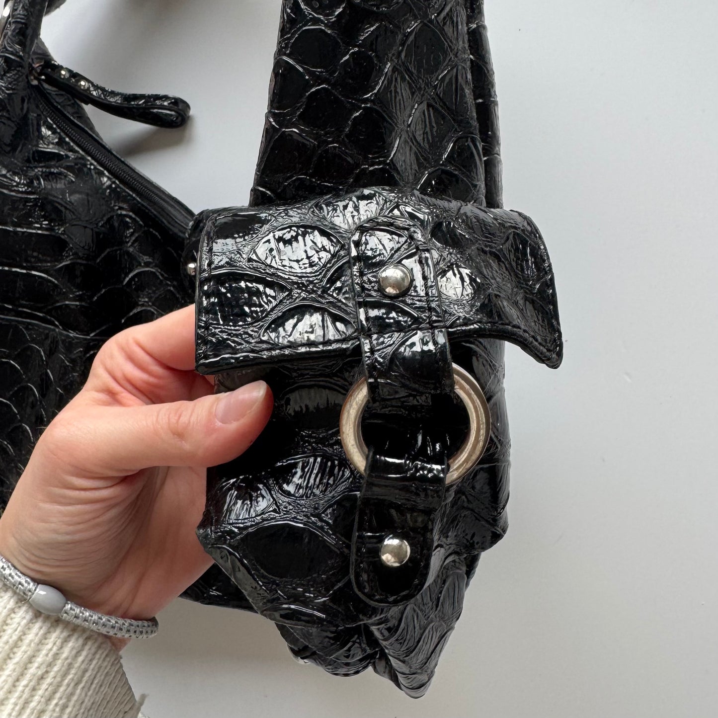 Black Y2K Guess shoulder bag