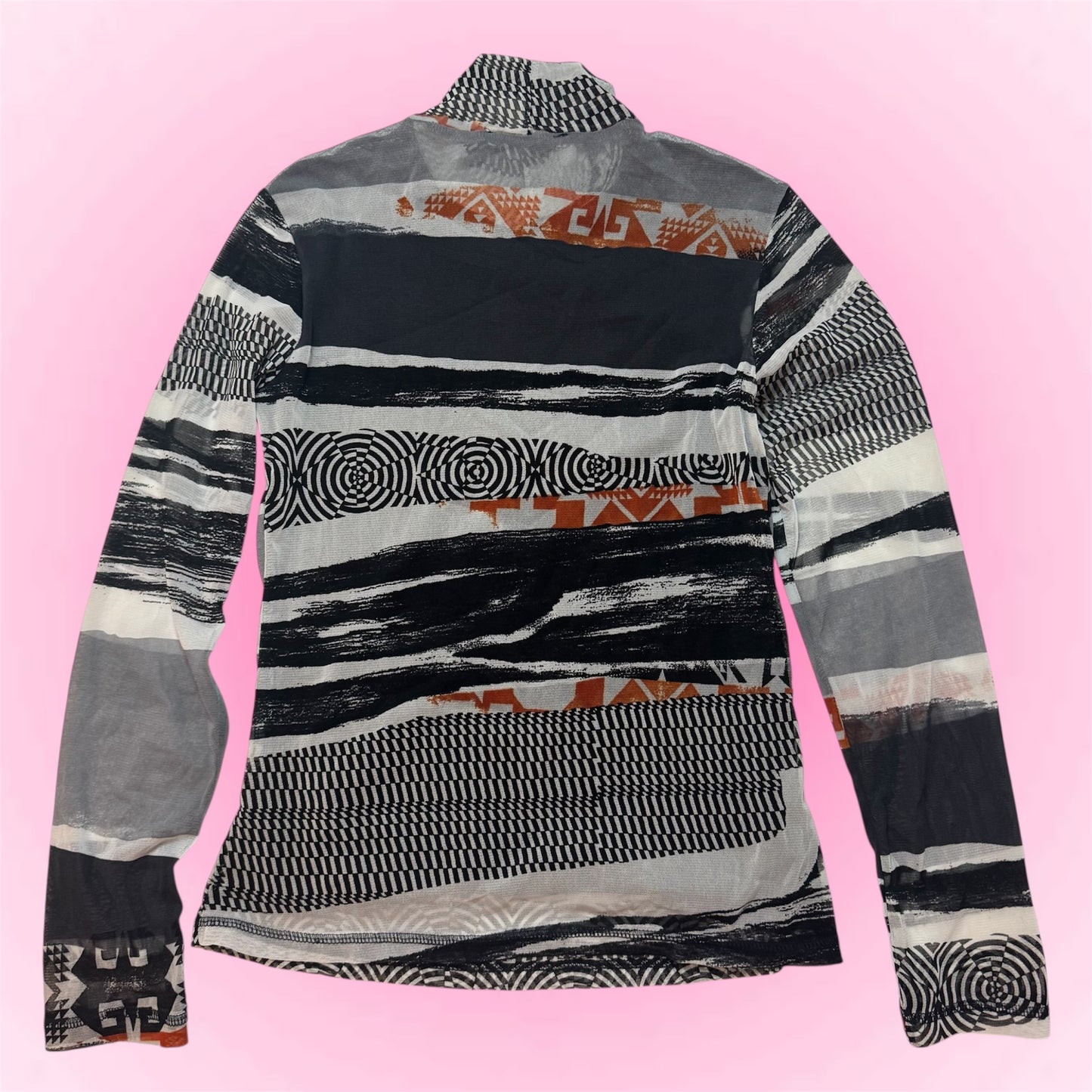 High-Neck Mesh Top (S/M)