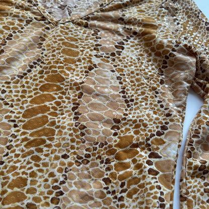 Snakeskin Print Longsleeve (S)