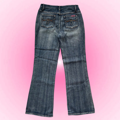 Vintage Flared Y2k Jeans (XS)