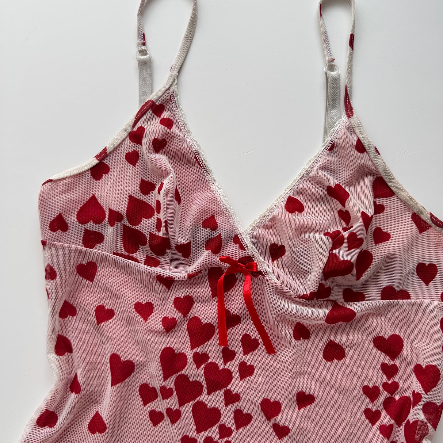 Y2k mesh heart top (S)