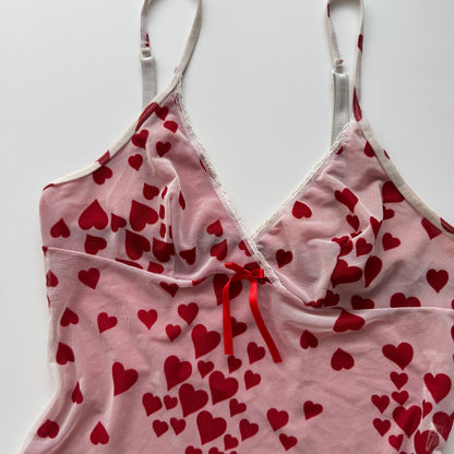 Y2k mesh heart top (S)