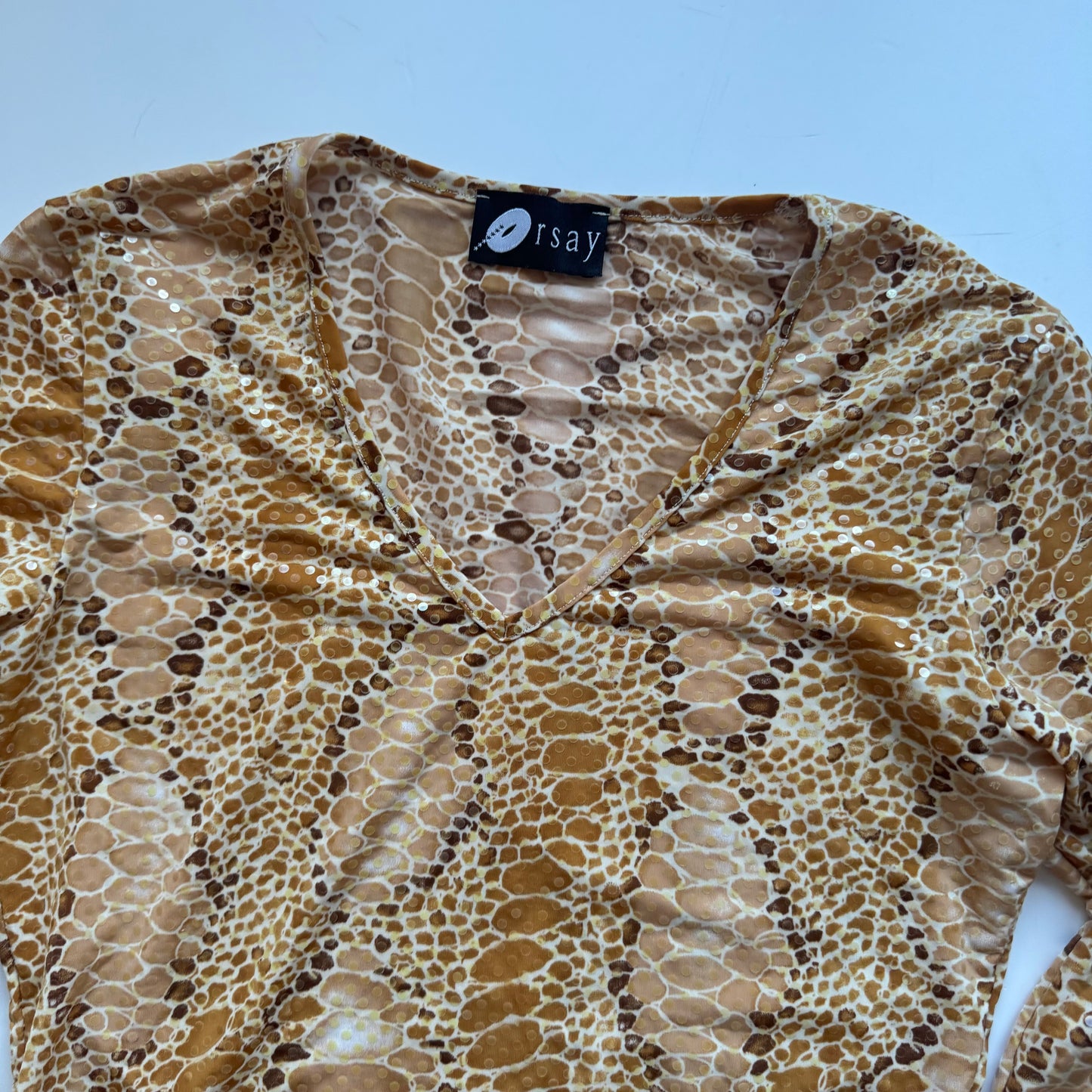 Snakeskin Print Longsleeve (S)
