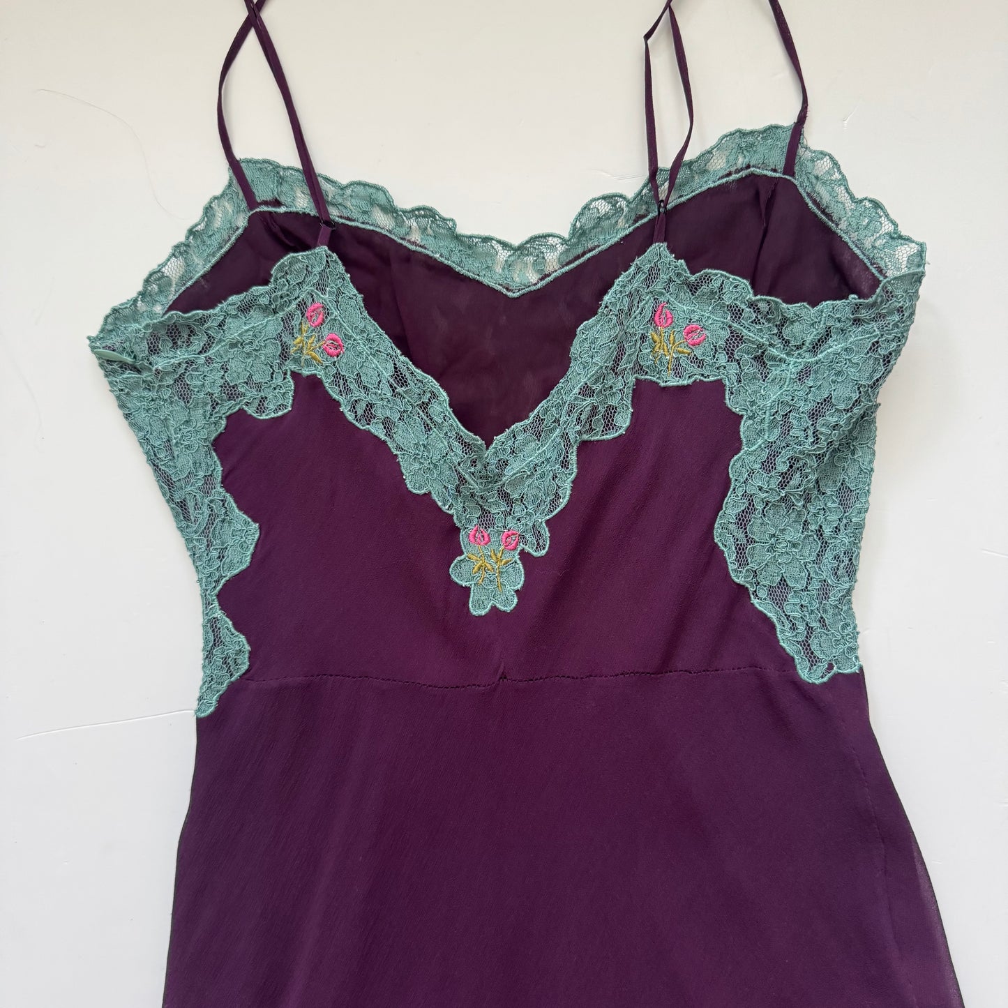 Lace Slip Dress Betsey Johnson (XS)