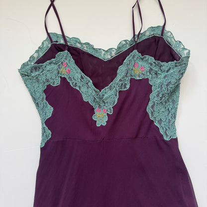 Lace Slip Dress Betsey Johnson (XS)