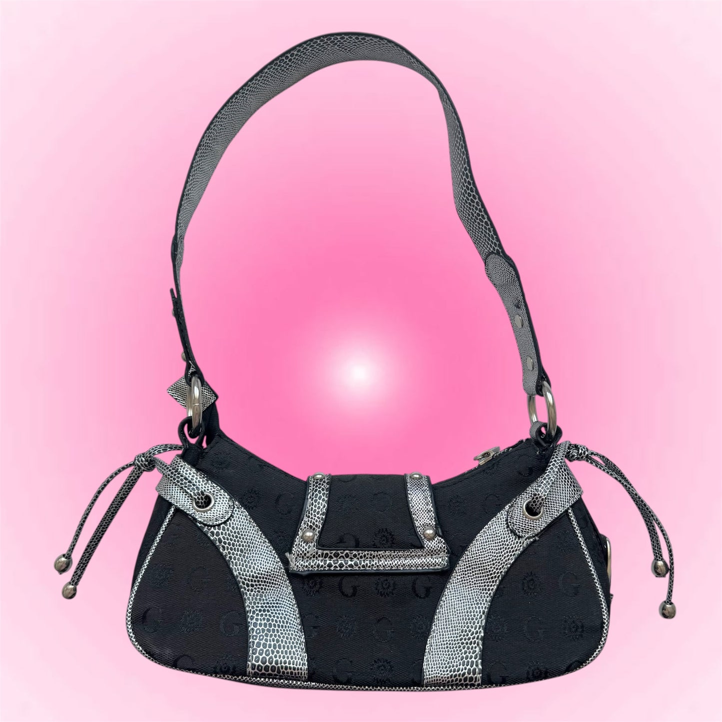 Black Y2k Shoulder Bag