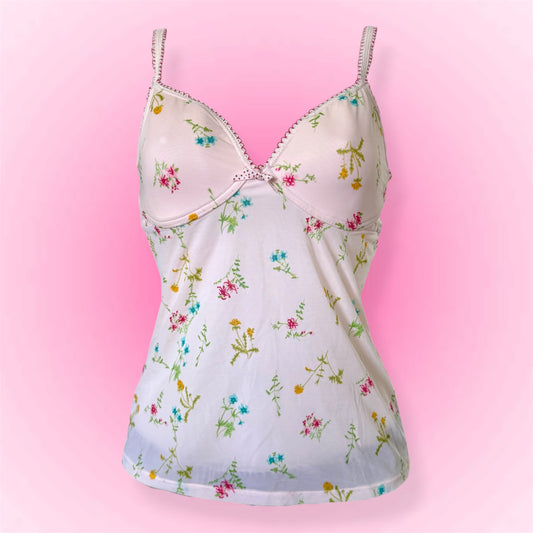Floral Corset Cami Top (M)
