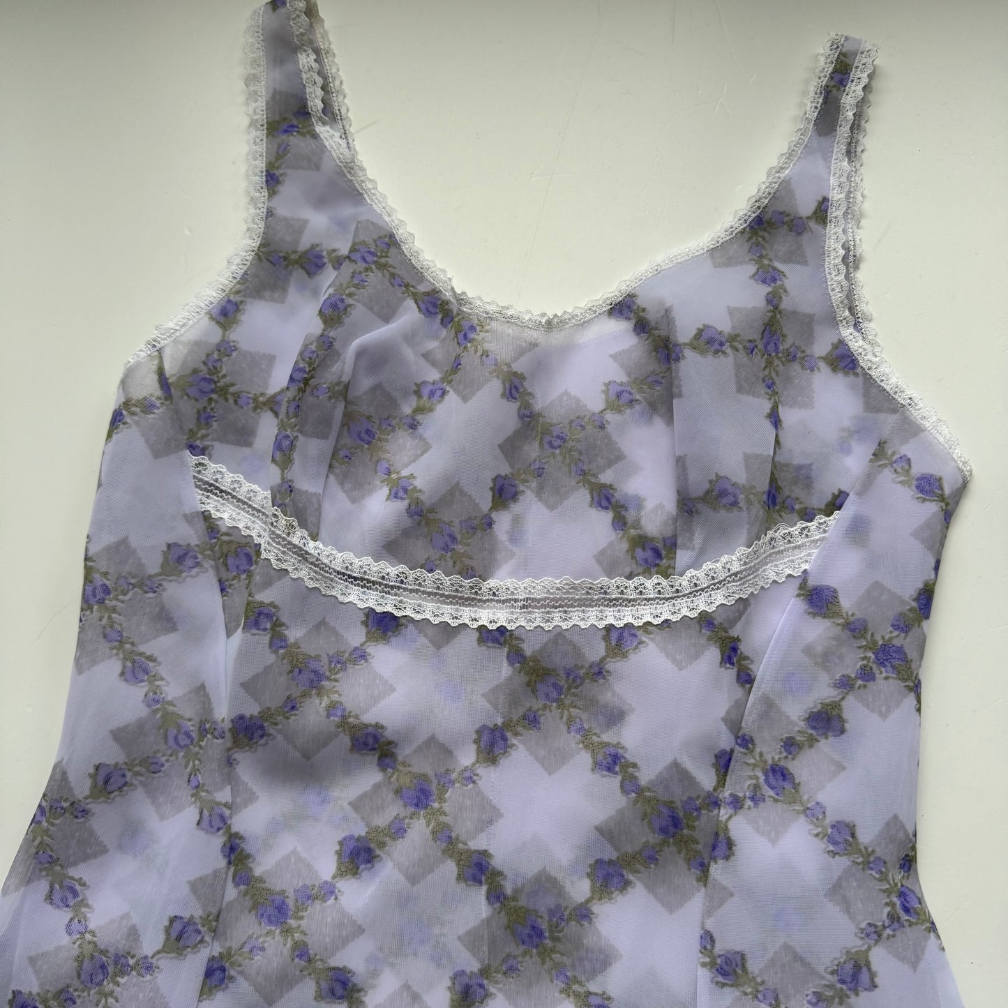 Lavender vintage slip dress (S)