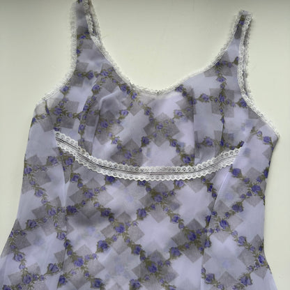 Lavender vintage slip dress (S)