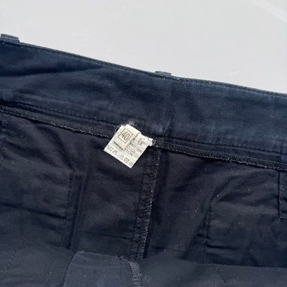 Black Vintage Studded Mini Skirt (M)