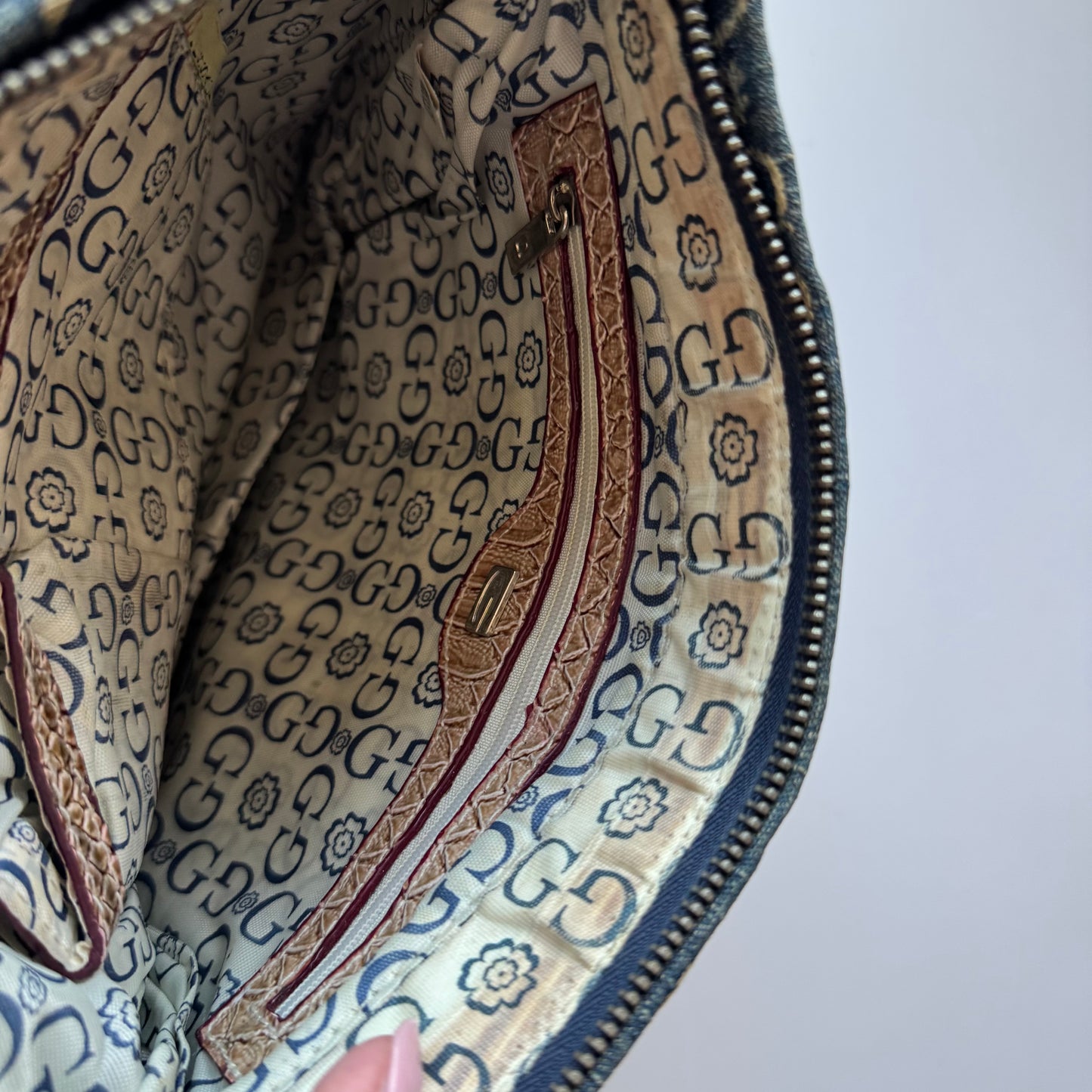 Denim Crossbody Bag