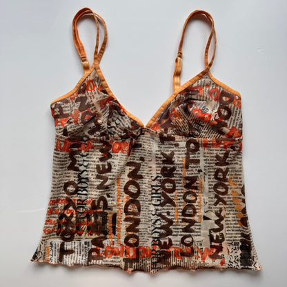 Y2k mesh cami top (M)