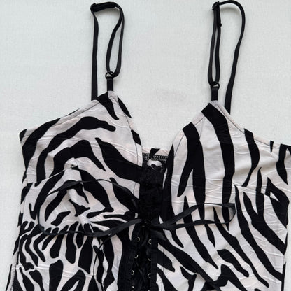 Zebra cami top (S)