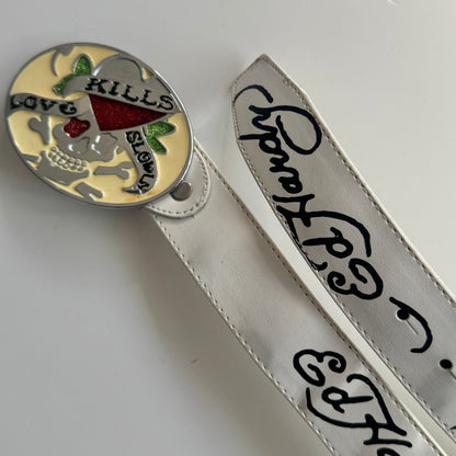Ed Hardy White Belt (120)