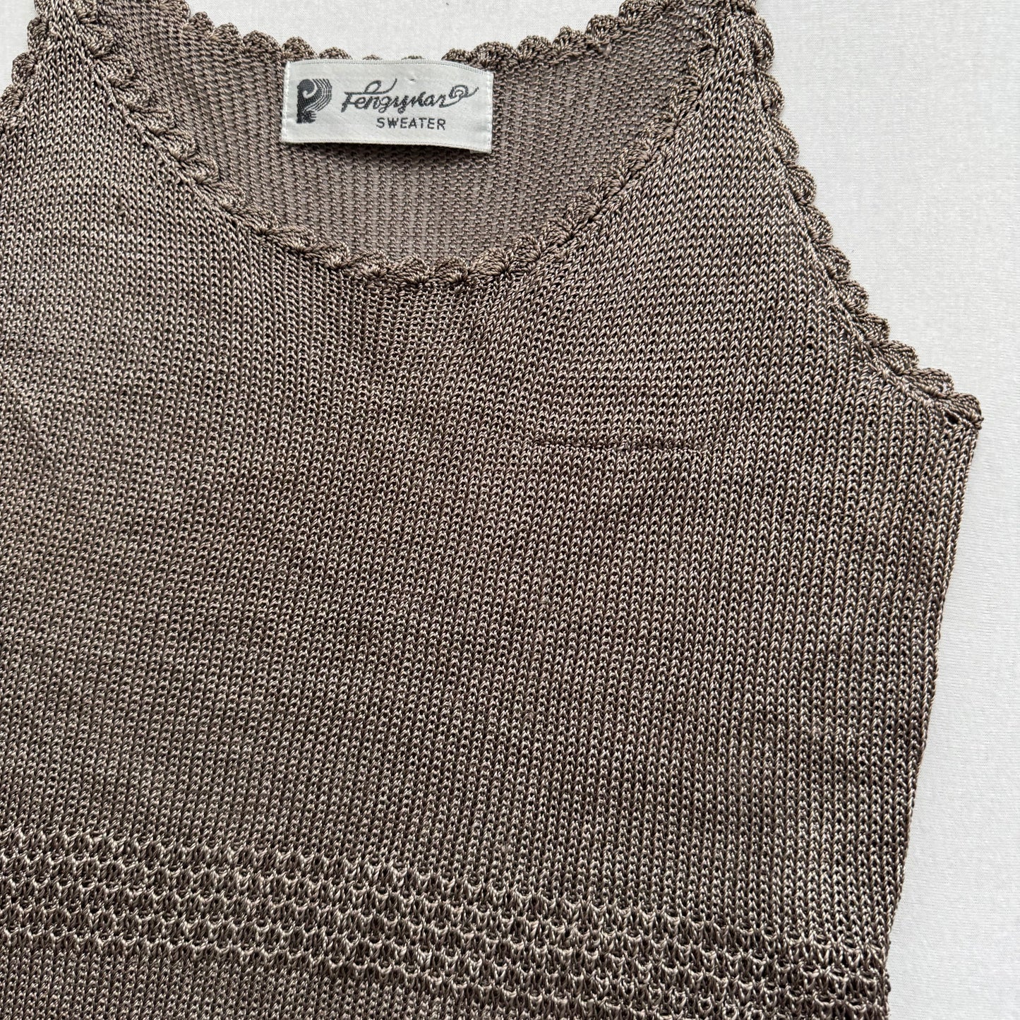 Knitted vintage top (S)
