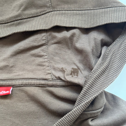 Brown Hooded Longsleeve (S)