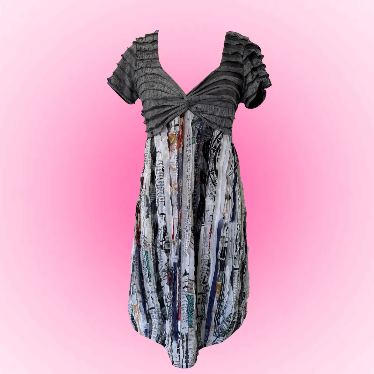 Unique Y2K Dress Save the Queen! (M)