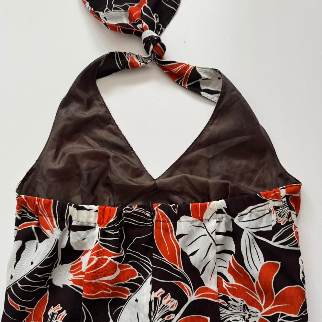 Floral halter neck (S)