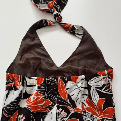 Floral halter neck (S)