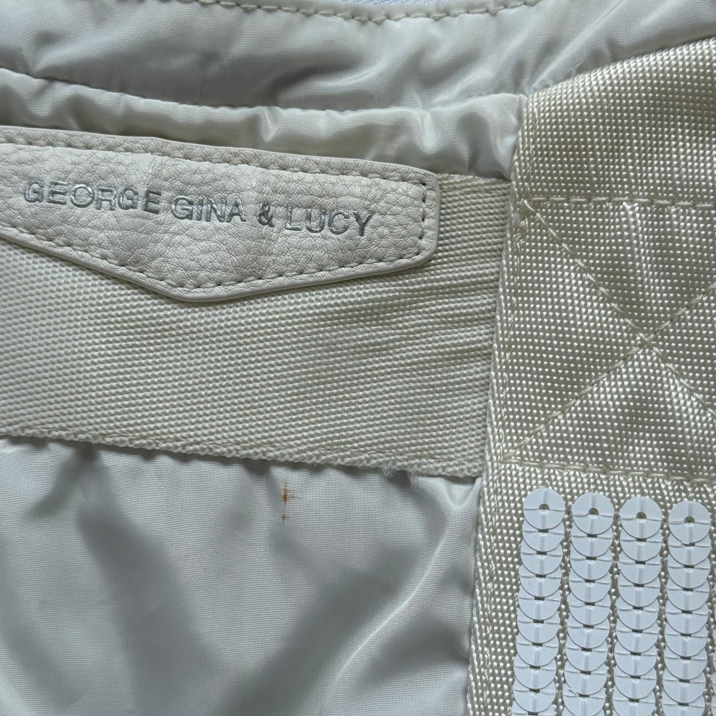 George, Gina & Lucy White Y2K Bag
