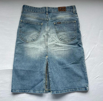 Vintage Jeans Midi Skirt (M)