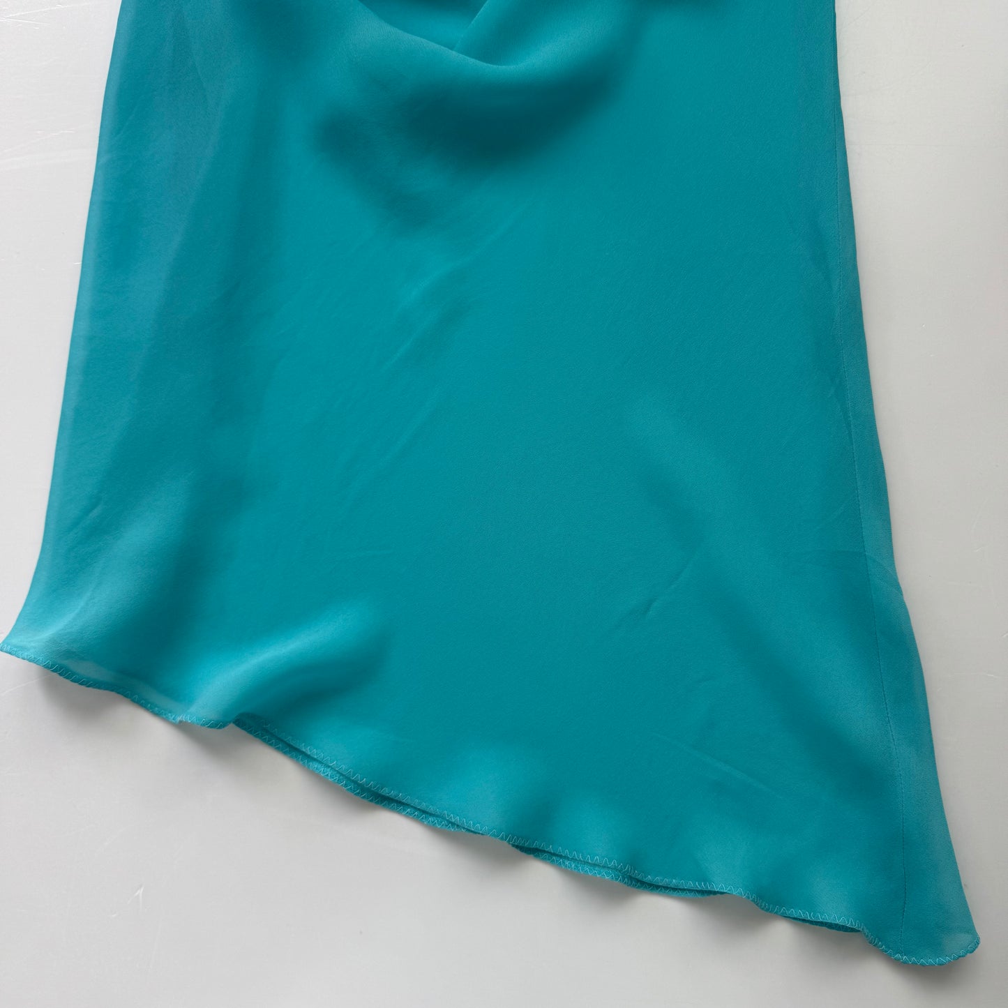 Turquoise Sheer Vintage Dress (M/L)