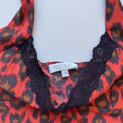 Leopard Y2K Tank Top (S)