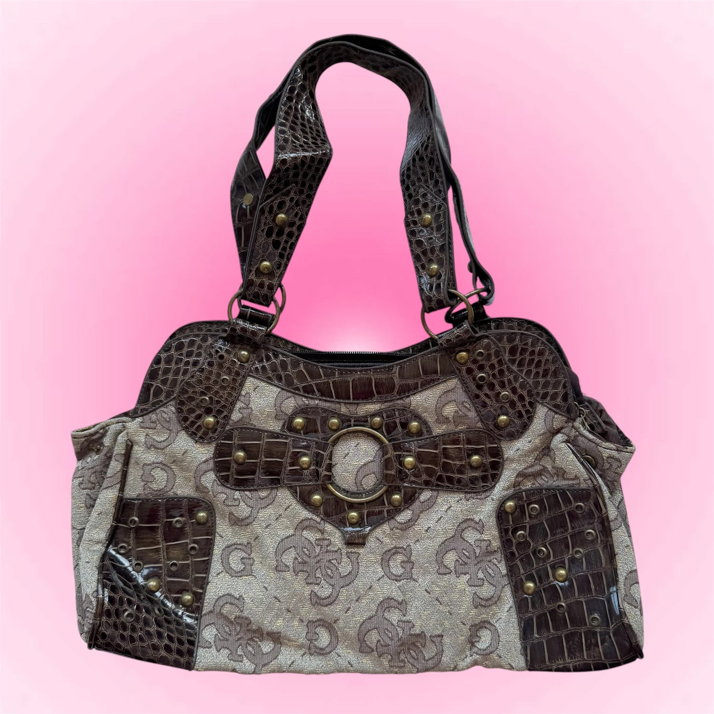 Brown Y2k Shoulder Bag