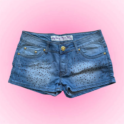 Y2k rhinestone Shorts (S)