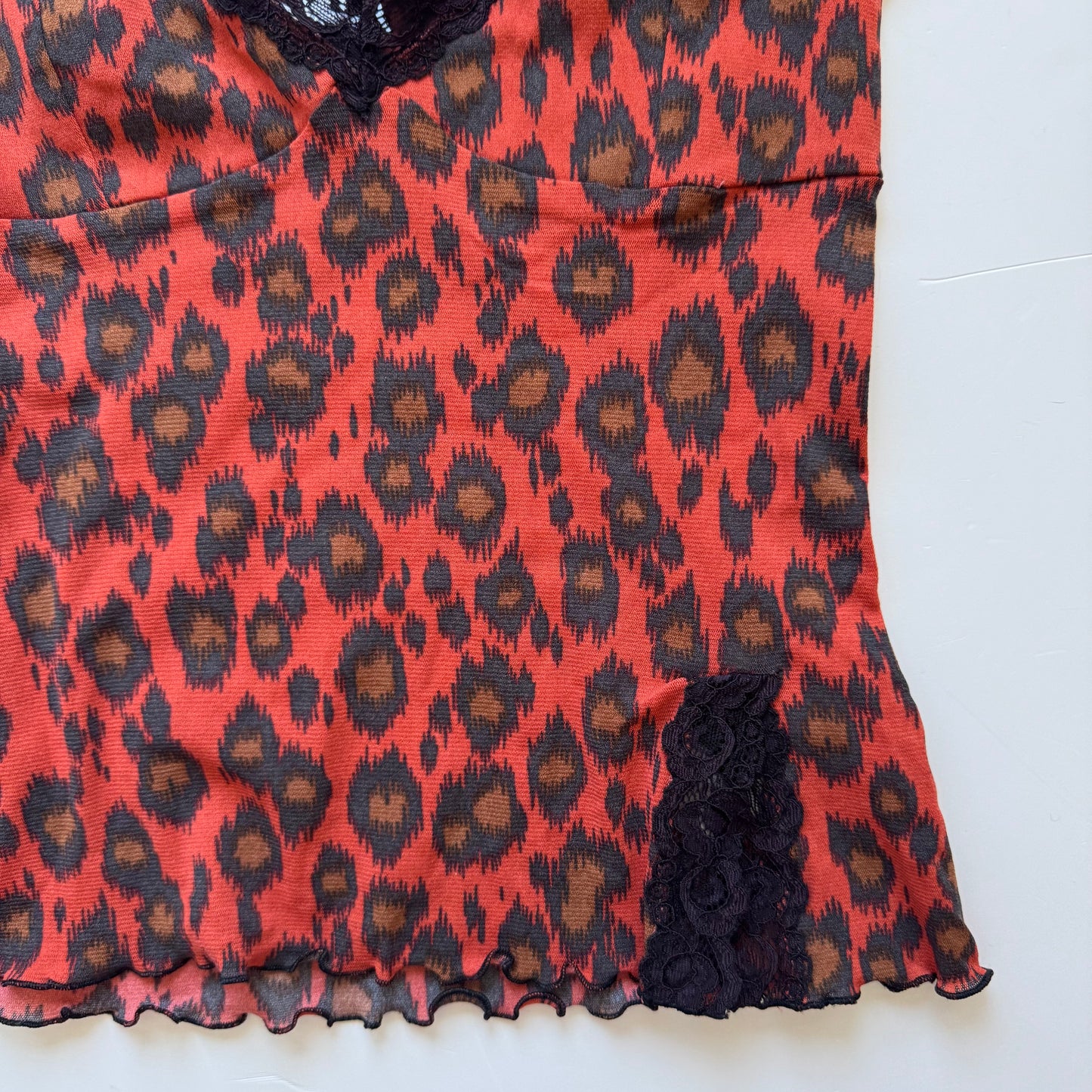Leopard Y2K Tank Top (S)