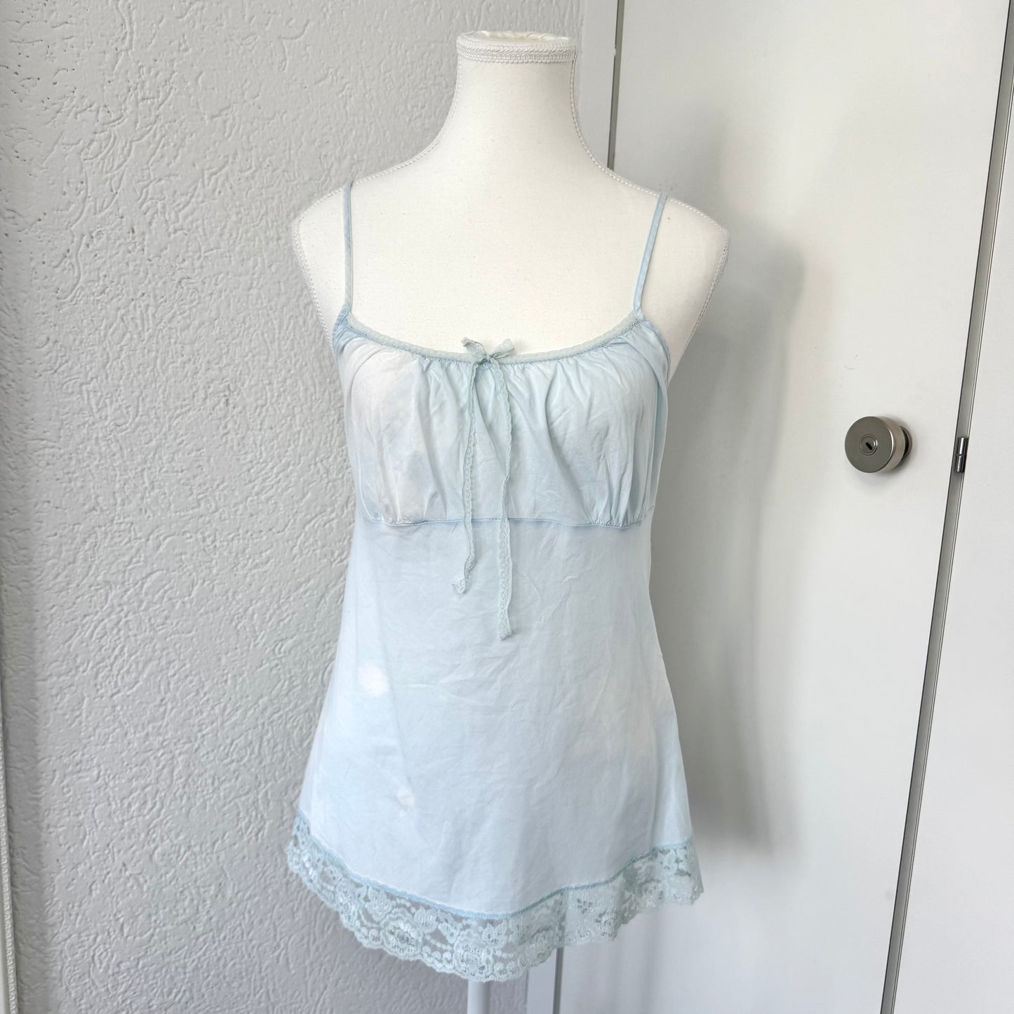 Blue Y2k Slip Cami (S)