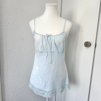 Blue Y2k Slip Cami (S)